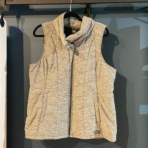 Grey northface vest